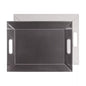 Plateau bicolore réversible en similicuir 55X41cm - Freeform