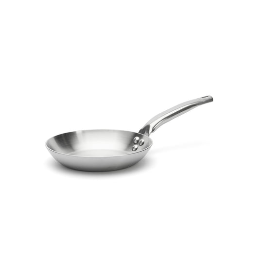 Poêle à frire en inox Alchimy De Buyer - Inox multicouche 3-ply, finition brossée