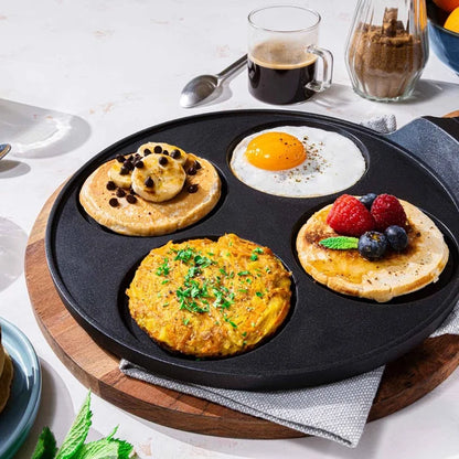 Poêle à blinis et à pancakes - 4 empreintes - Tous feux - Mastrad