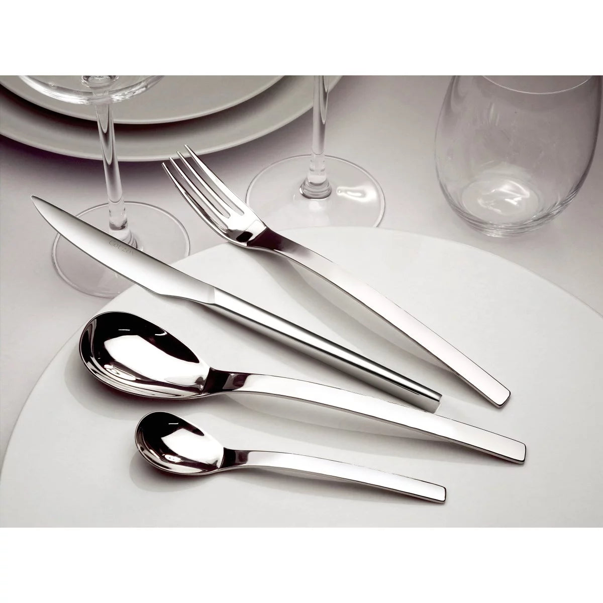 Fourchette et cuillère de service en coffret Pix'Elle - Couzon