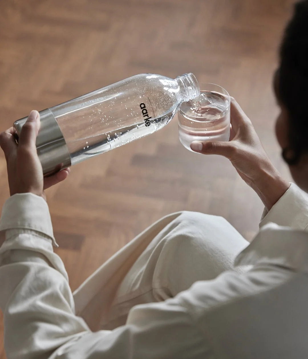 Bouteille d'eau en PET - Aarke