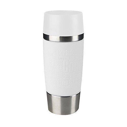 Travel mug isotherme Emsa 0,36 L en inox, coloris blanc