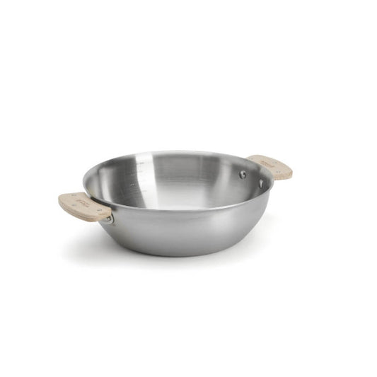 Sauteuse bombée Alchimy Loqy De Buyer Ø24cm - inox multicouche sans poignée