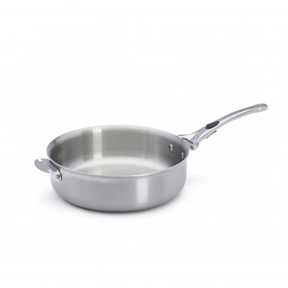 Sauteuse bombée Alchimy Loqy De Buyer Ø24cm - inox multicouche sans poignée