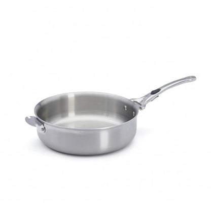 Sauteuse bombée Alchimy Loqy De Buyer Ø24cm - inox multicouche sans poignée