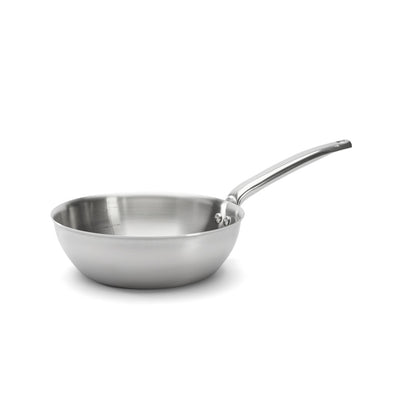 Sauteuse bombée Alchimy De Buyer - Inox multicouche 3-ply, conduction homogène