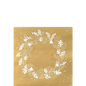 Serviette cocktail motif grelots dorés de fête