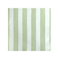 Serviette en papier intissé 40x40cm Rayure Olive - Françoise Paviot