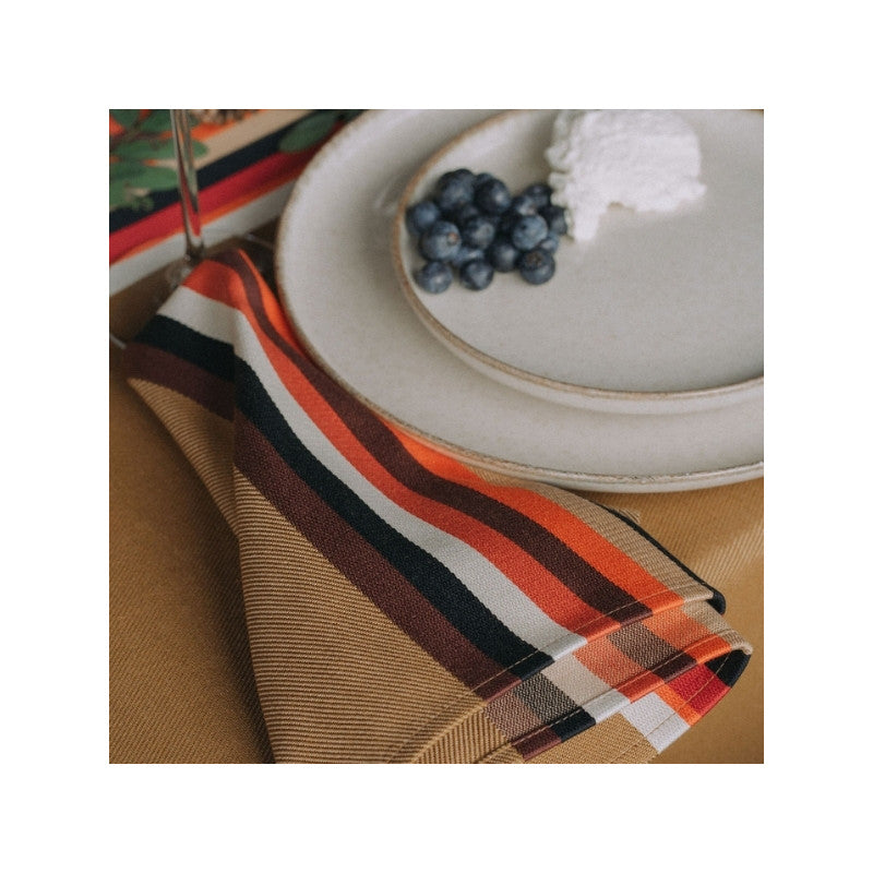Serviette de table 53x53cm - mauleon vison - Artiga