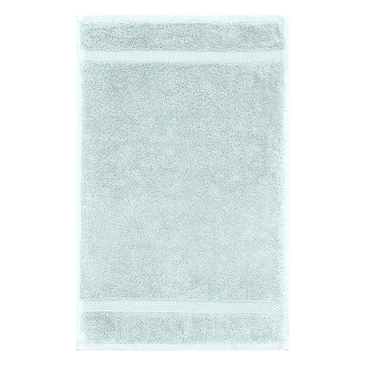 Linge de bain pur coton uni bleu Elea Glacier - Garnier-Thiebaut