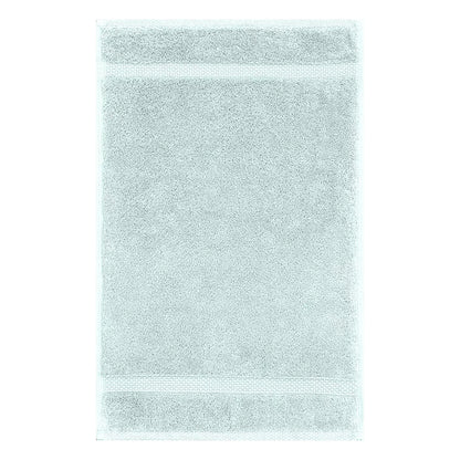Linge de bain pur coton uni bleu Elea Glacier - Garnier-Thiebaut