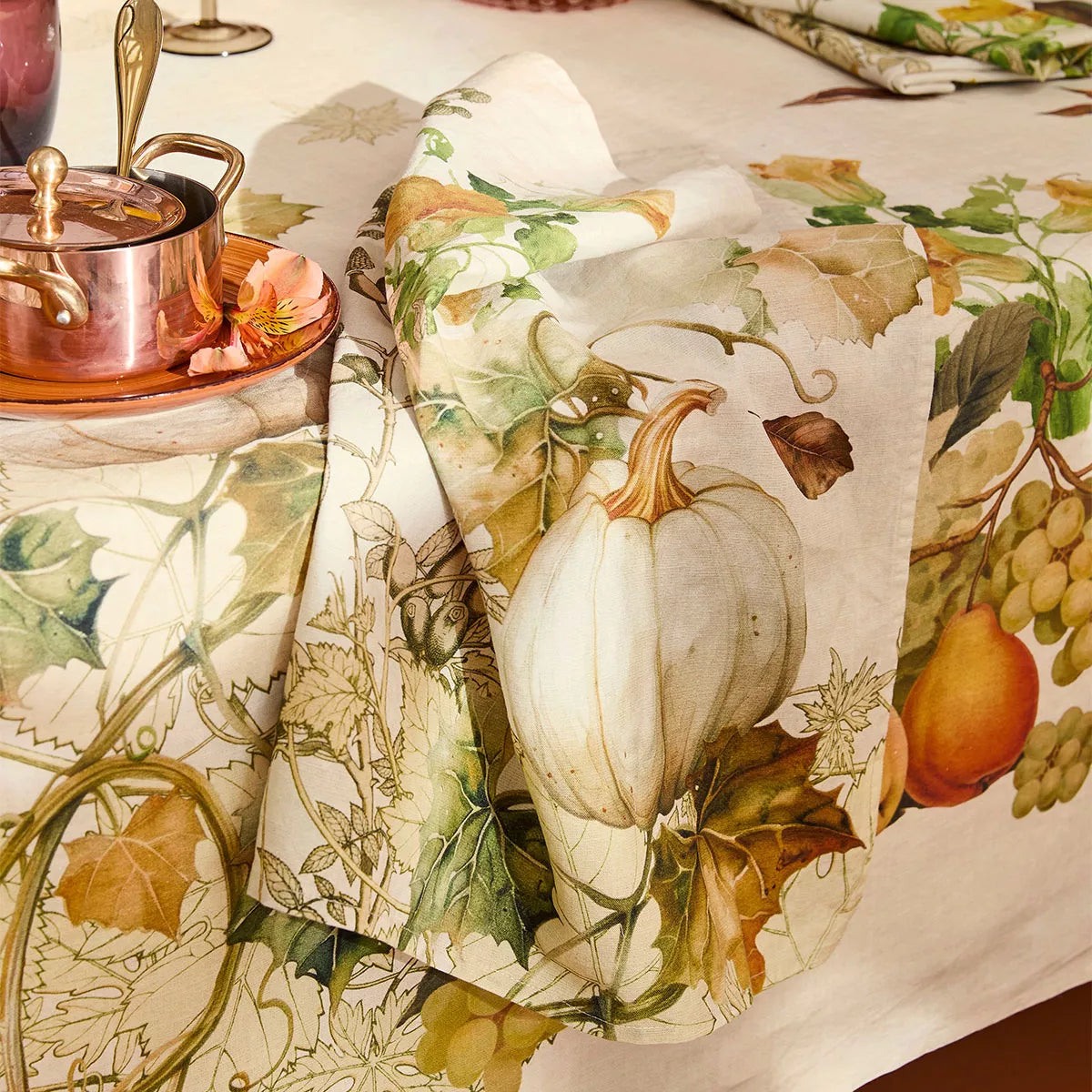Serviette Delices D'automne Potiron - Garnier Thiebaut