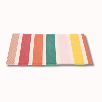 Set en toile enduite garlin melon 47x35cm