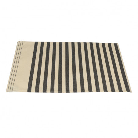 Set en toile enduite sauvelade ecru 47x35cm