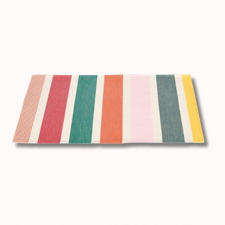 Set en toile enduite garlin melon 47x35cm
