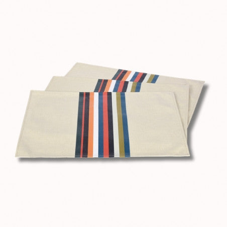 Set en toile enduite mauleon canard 47x35cm
