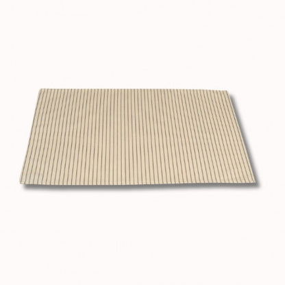 Set en toile enduite sauvelade ecru 47x35cm