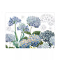 Set de table vinyle Jardin de bretagne bleu - Garnier-Thiebaut