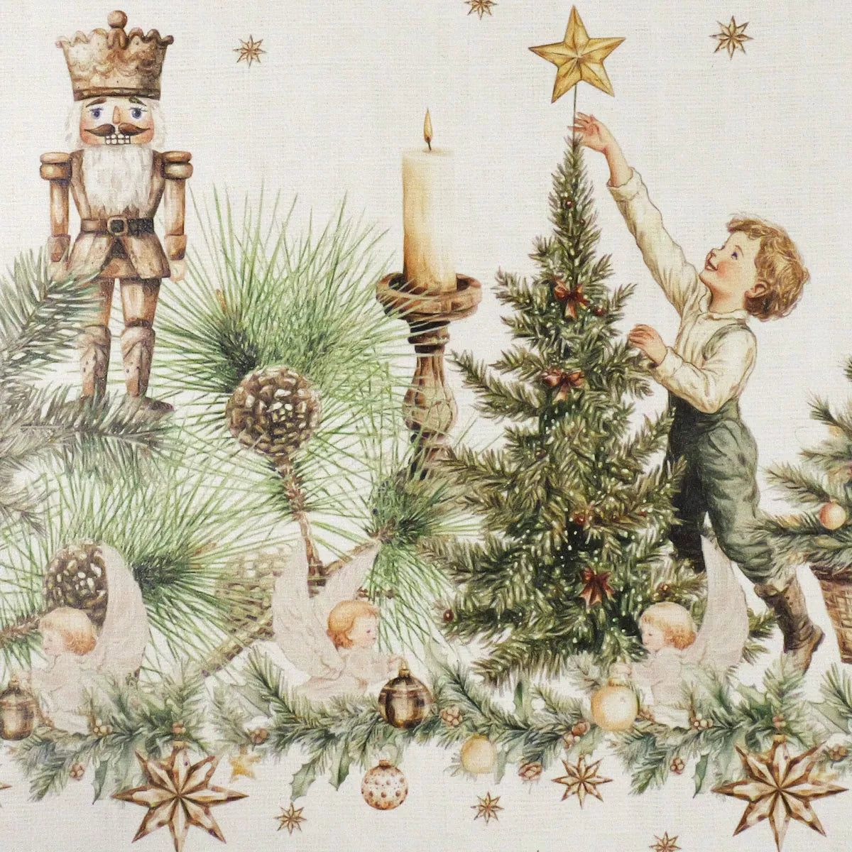 Set Noël Vintage Doré - Garnier Thiebaut