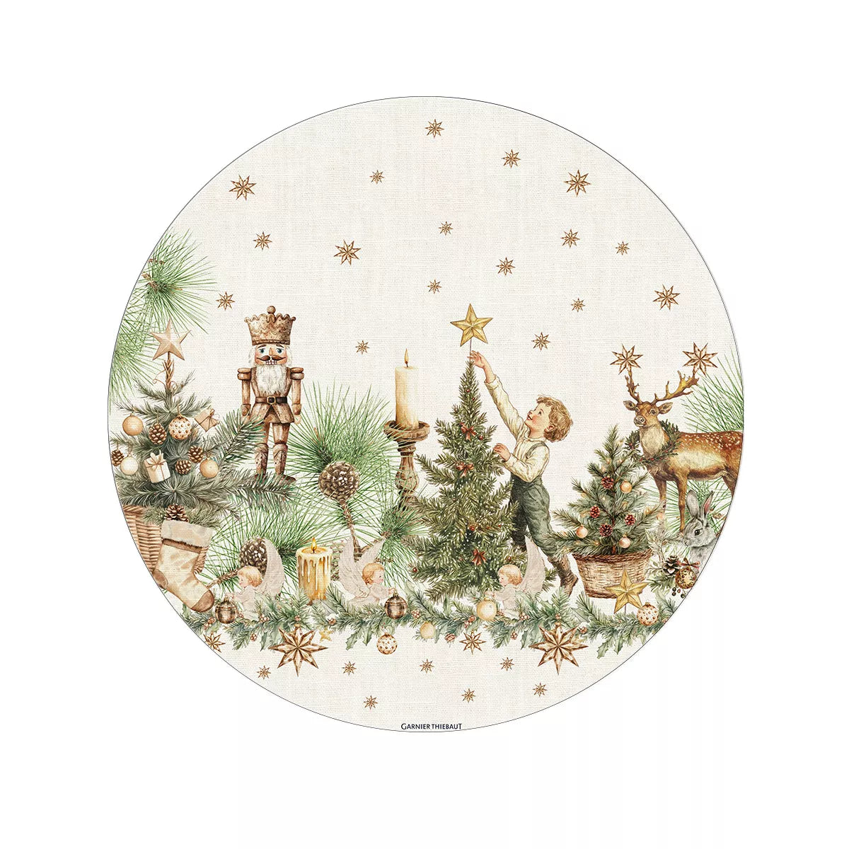 Set Noël Vintage Doré - Garnier Thiebaut