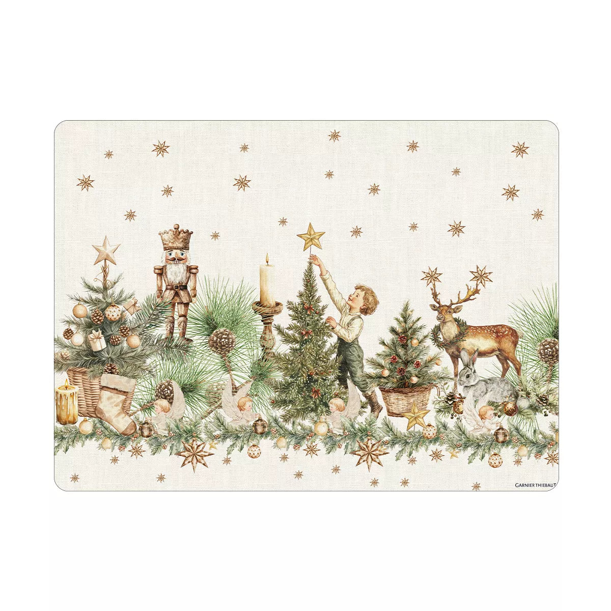 Set Noël Vintage Doré - Garnier Thiebaut