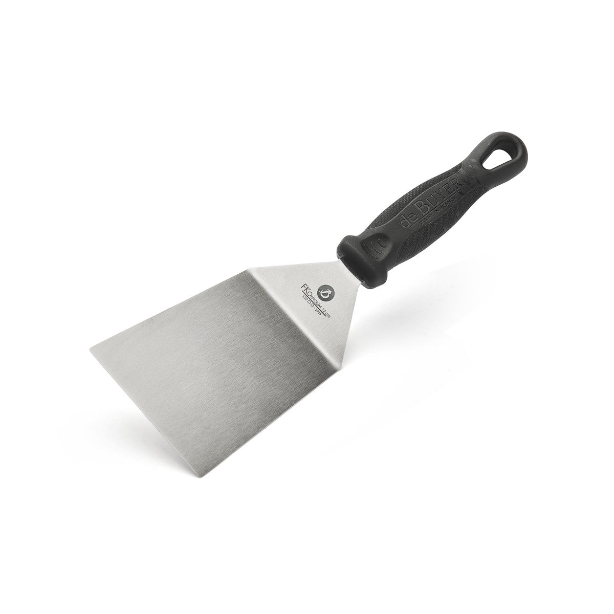 Spatule large inox pleine FKO 12cm - De Buyer