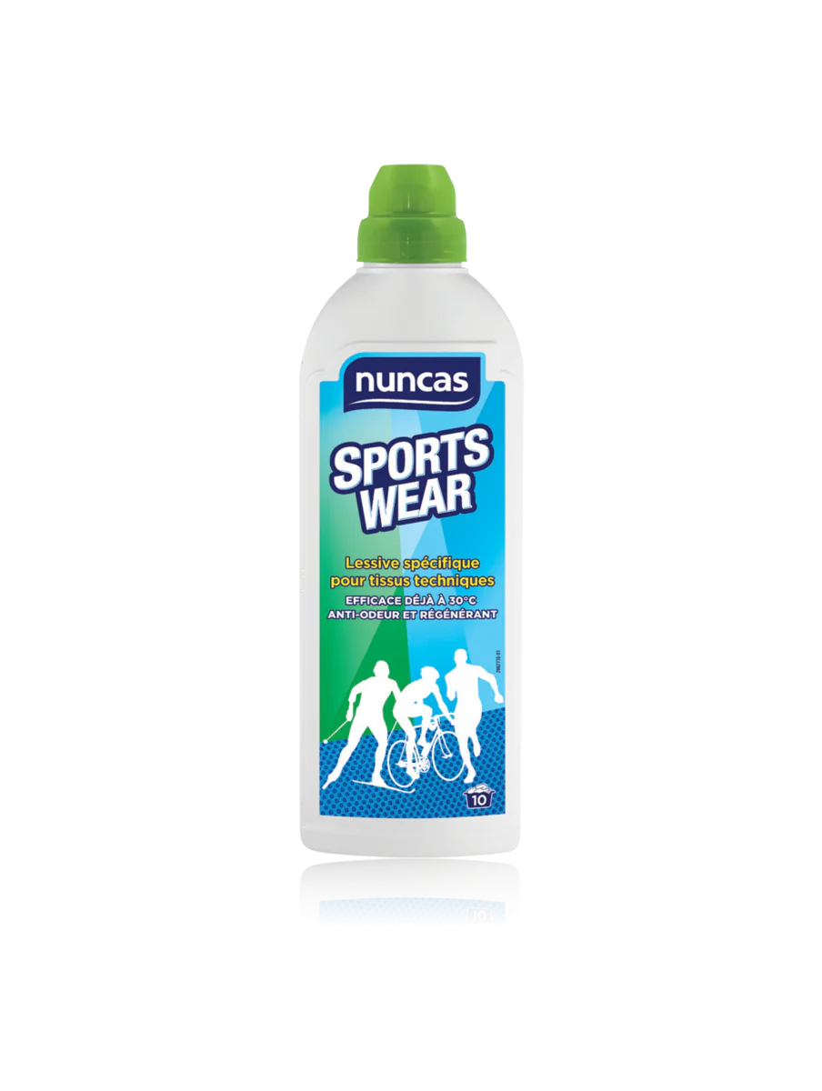 Lessive Sportswear - Détergent Spécifique pour Tissus Techniques - 750ml - Nuncas