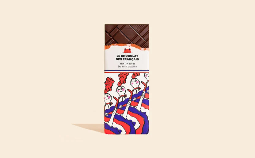 Tablette Cabaret - Noir 71 % Bio - Le Chocolat des Français