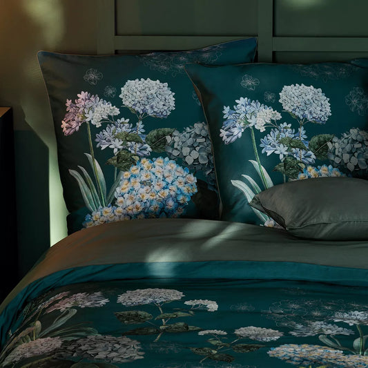 Taie d'oreiller Maelys satin canard - Garnier-Thiebaut