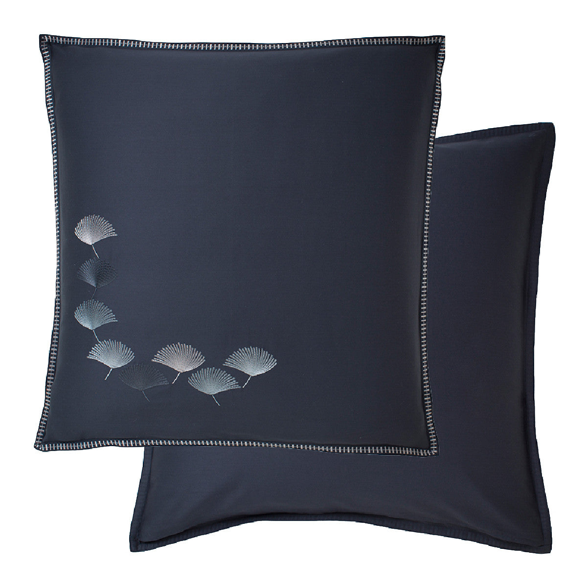 Taie d'oreiller Pistil bleu nuit - Garnier-Thiebaut