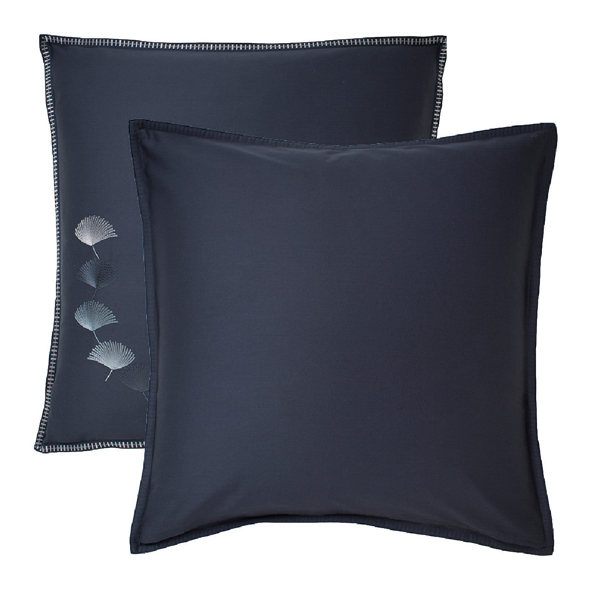 Taie d'oreiller Pistil bleu nuit - Garnier-Thiebaut