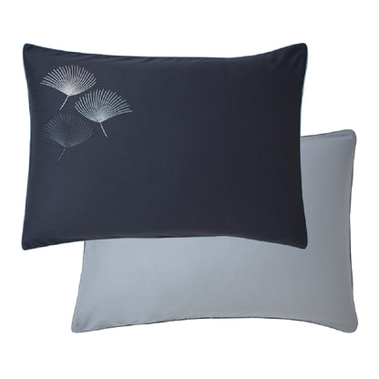Taie d'oreiller Pistil bleu nuit - Garnier-Thiebaut