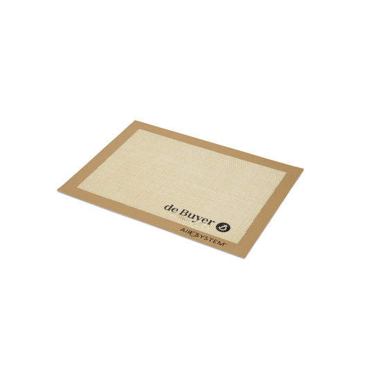 Tapis de cuisson ajouré antiadhésif Airmat silicone 40x30cm De Buyer - Fibre de verre siliconée, ajourée, format 40x30 cm