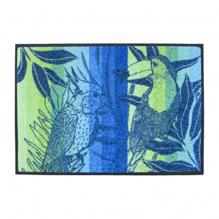 Tapis Toucans vert - Garnier-Thiebaut