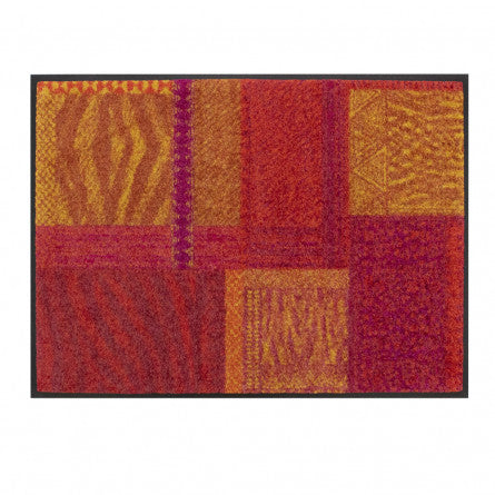 Tapis Mille Safari rouge - Garnier-Thiebaut