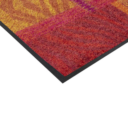Tapis Mille Safari rouge - Garnier-Thiebaut