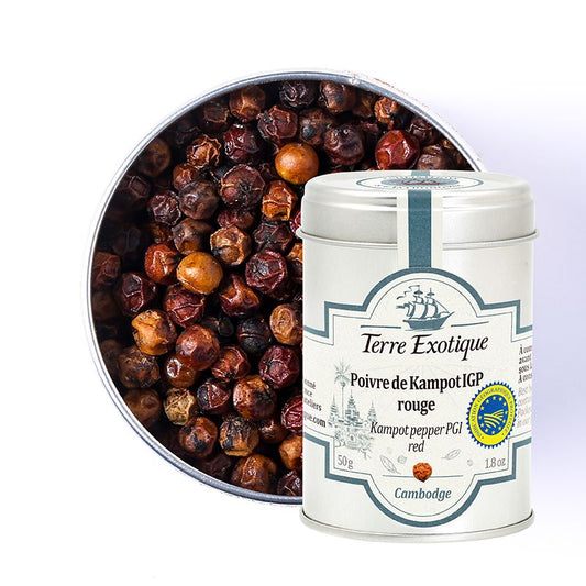 Poivre de Kampot IGP rouge - Terre Exotique