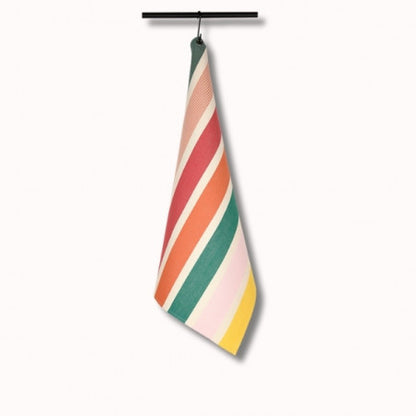 Torchon oeillet 70x50 cm - garlin melon