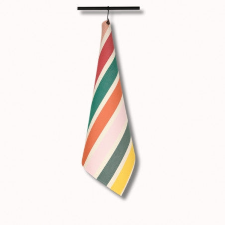 Torchon oeillet 70x50 cm - garlin melon