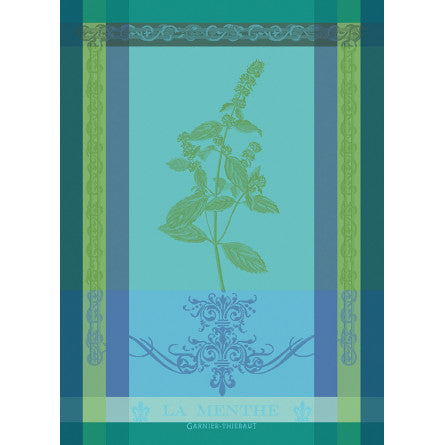 Torchon Brin de menthe chlorophylle - Garnier-Thiebaut