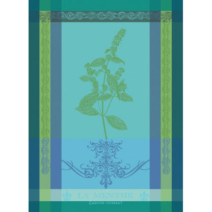 Torchon Brin de menthe chlorophylle - Garnier-Thiebaut
