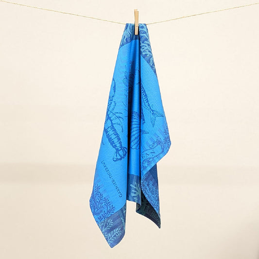 Torchon L'Océan bleu - Garnier-Thiebaut