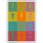Torchon Cornet de glace frutti - Garnier-Thiebaut