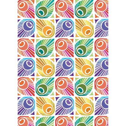 Torchon Mille Peacock summer - Garnier-Thiebaut