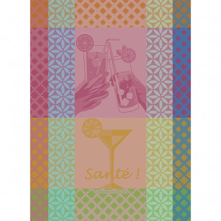 Torchon Santé cocktail - Garnier-Thiebaut