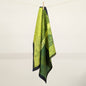 Torchon Olives vintage vert - Garnier-Thiebaut