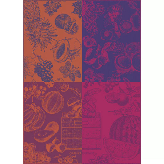 Torchon 56x78 - Les Fruits Purple - Garnier Thiebaut