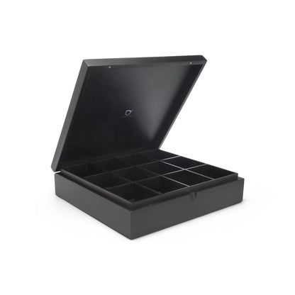 Coffret à thé noir 12 compartiments Universal - Bredemeijer