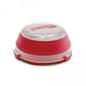 Boîte de transport à gâteau Progressive rouge rétractable