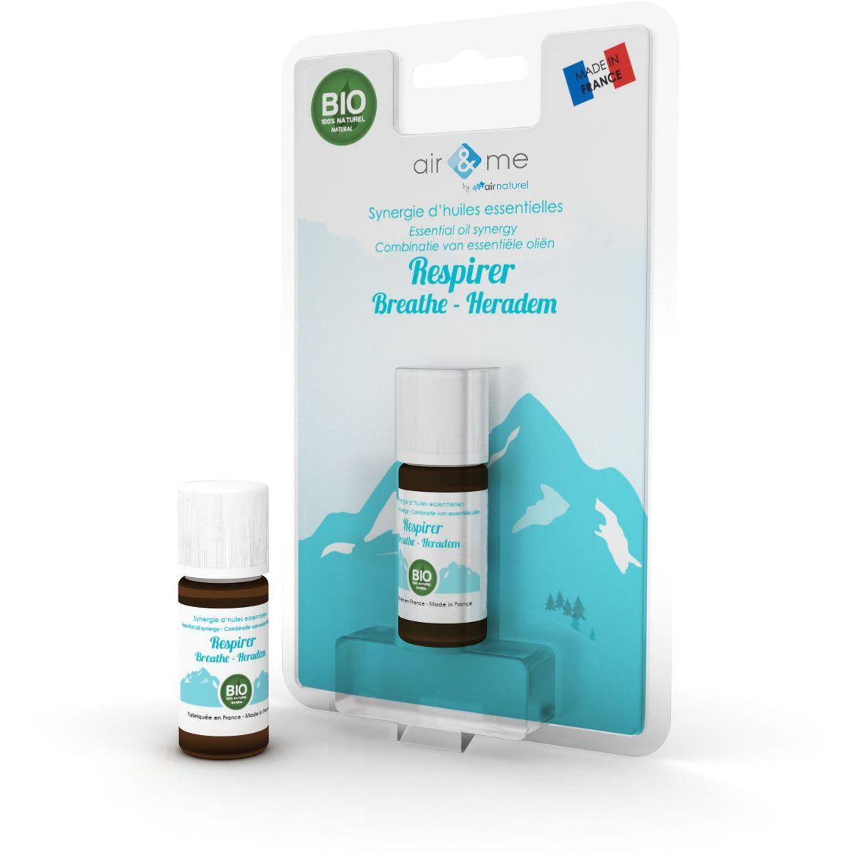 Flacon de synergie d’huiles essentielles bio Air Naturel de 10 ml